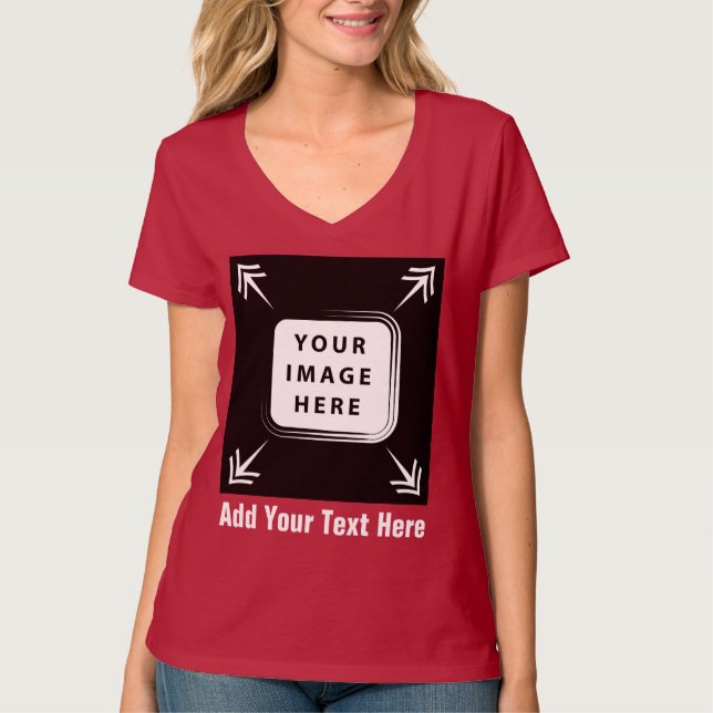 Skapa Personliger för egna Anpassningsbar T Shirt (Framsida)
