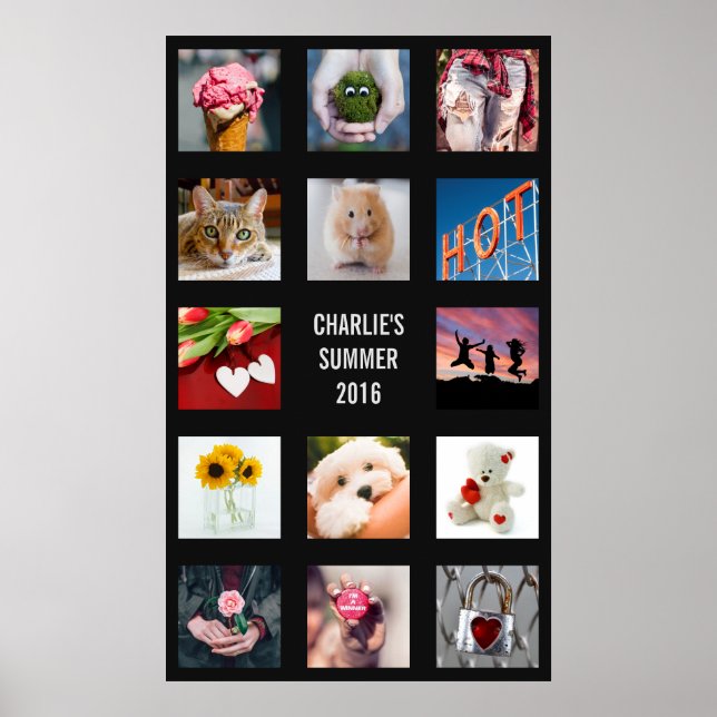 SKAPA: poster EGNA FOTOS & TEXT (Framsidan)