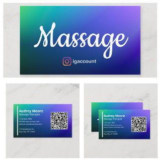 Skapa Professionell Chiropraktic Reiki-massage Visitkort