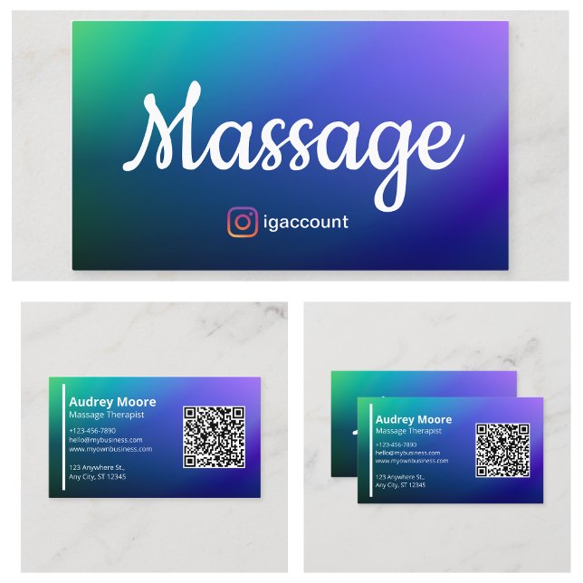 Skapa Professionell Chiropraktic Reiki-massage Visitkort (Create Professional Chiropractic Reiki Massage Business Card
)