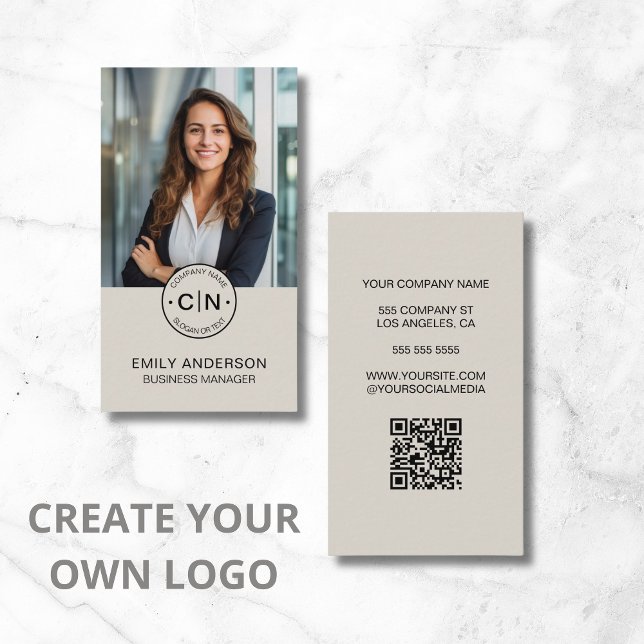 Skapa Professionell för egen Logotyp Visitkort (Create Your Own Logo Professional Business Card)