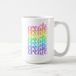 "Skapa" regnbåge Kaffemugg