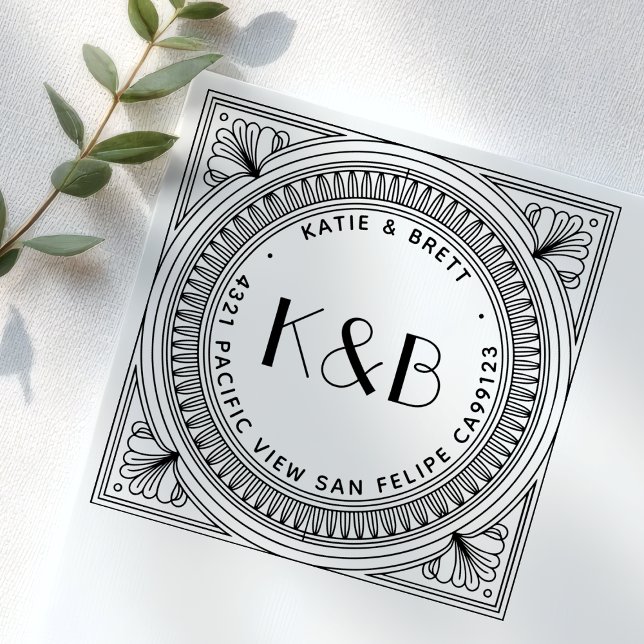 Skapa Returadressen för egen Anpassningsbar för Ar Självfärgande Stämpel (Skapare uppladdad)