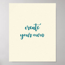 Skapa Roligten för egen Fab- Poster