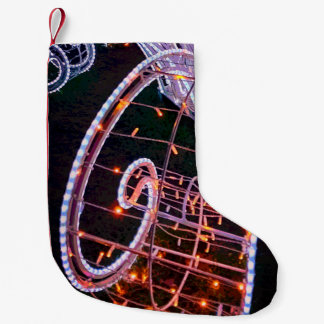 Skapa rosa snurra liten julstrumpa