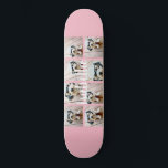 Skapa Rosan Eget namn för 8 fotokollage Mini Skateboard Bräda 18,5 Cm<br><div class="desc">Ett underbart sätt att visning dina fyrkantiga foton från onlinen. En gigantisk men sofistikerad design.</div>