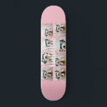 Skapa Rosan Eget namn för 8 fotokollage Mini Skateboard Bräda 18,5 Cm<br><div class="desc">Ett underbart sätt att visning dina fyrkantiga foton från onlinen. En gigantisk men sofistikerad design.</div>