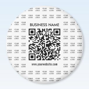 Skapa skannbar QR-kod & logotypmönster direkt Magnet