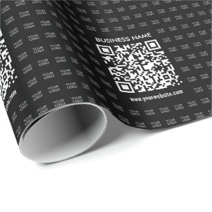 Skapa skannbar QR-kod & logotypmönster direkt Presentpapper