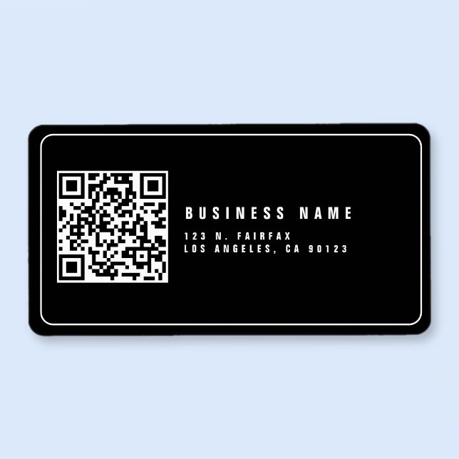 Skapa skannerbar QR-kod | Modern Returadress Adressetikett (Skapare uppladdad)