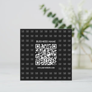 Skapa skannerbar QR-kod och Logotyp Mönster Anteckningskort