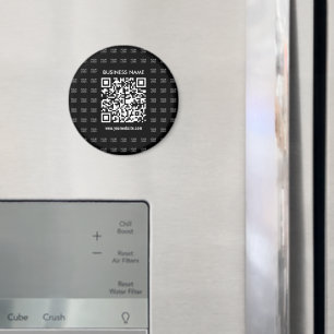 Skapa skannerbar QR-kod och Logotyp Mönster Magnet