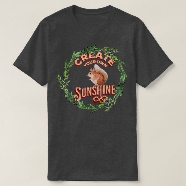 Skapa solsken t shirt (Design framsida)