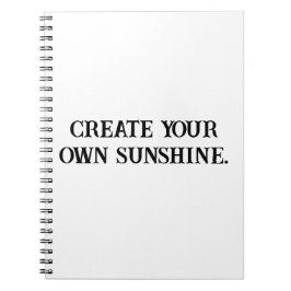 Skapa Solskenspositiv bärbar dator Anteckningsbok