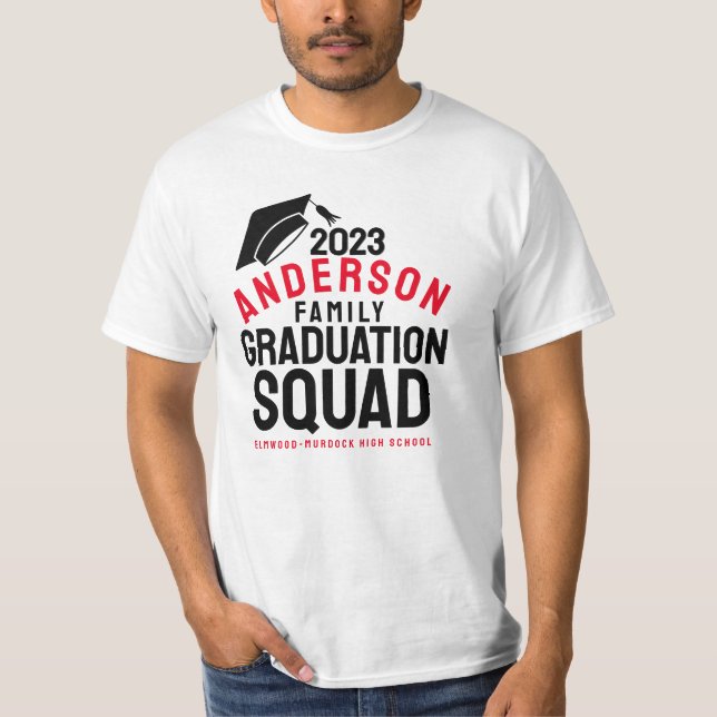 Skapa Studenten Shirts for Family T Shirt (Framsida)