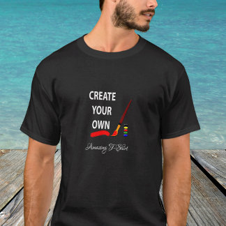 Skapa Svart fototröja, enkelt / Anpassa T Shirt