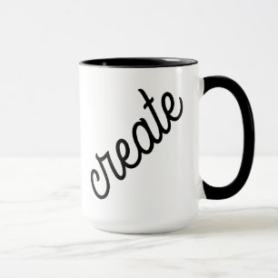 Skapa Svartvit kaffe Mugg