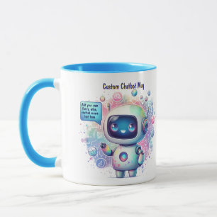 Skapa Tecknad för samtalschatbot-medlemmar Mugg