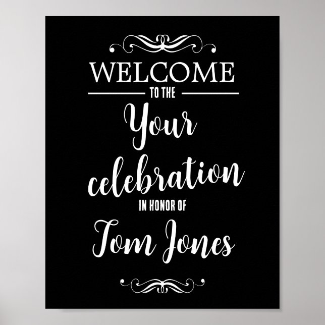 Skapa vårt Party-tecken Poster (Framsidan)