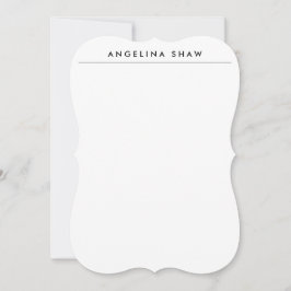 Skapa vit Professionell med oformaterad Snyggt Anteckningskort