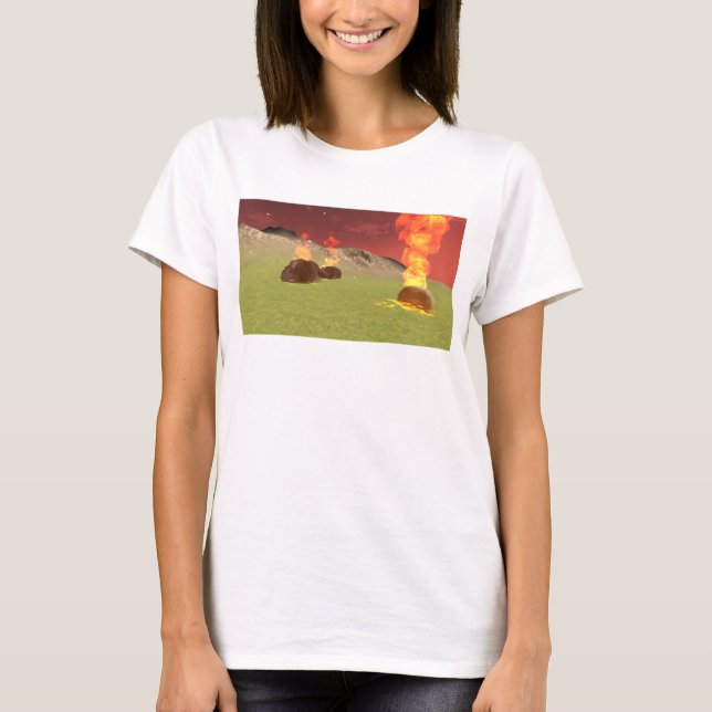 Skapa VR Virtuellare verklighetsspel T Shirt (Framsida)