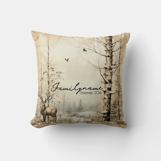 Skapa Winter för egen Vild Kudde (Framsida)