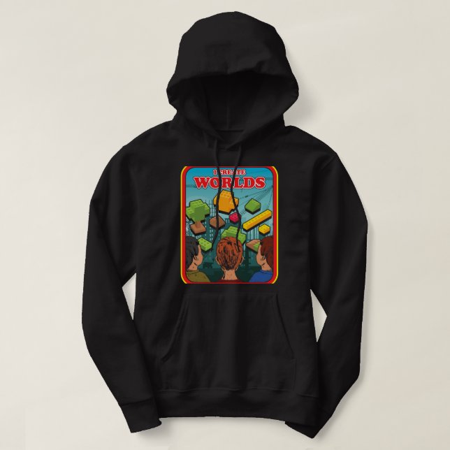 Skapa Worlds Master Builder Ingenjör Construction Hoodie (Design framsida)
