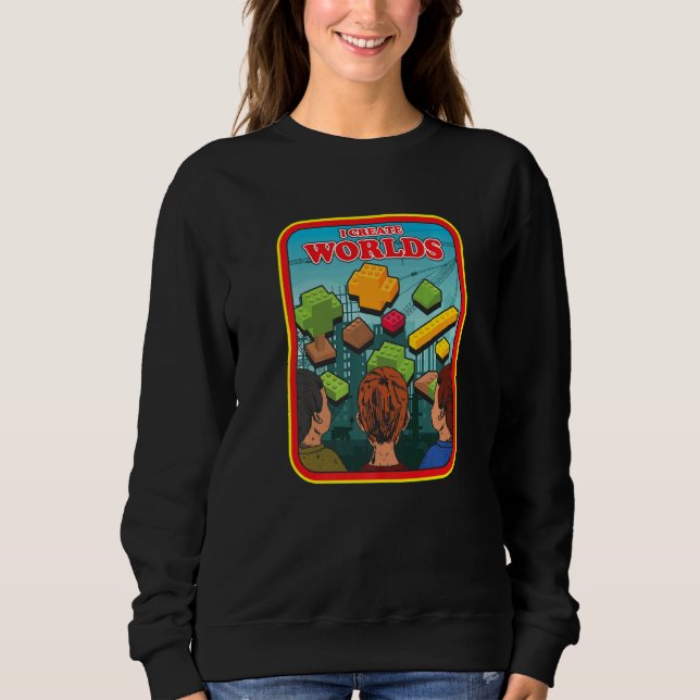 Skapa Worlds Master Builder Ingenjör Construction T Shirt (Framsida)