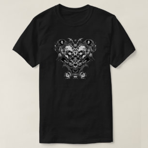 Skapad (ansikte som fantasi) t shirt