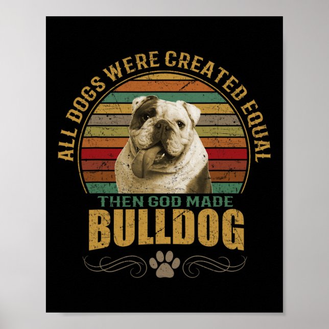 Skapad Bulldog  Poster (Framsidan)