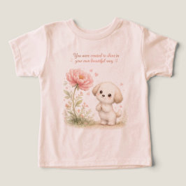 Skapad för att lysa småbarnskläder t shirt
