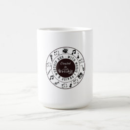 Skapad för att tillbe kaffemugg