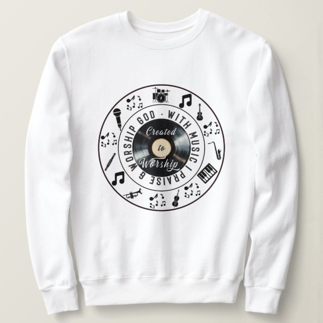 Skapad för att tillbe t shirt (Design framsida)