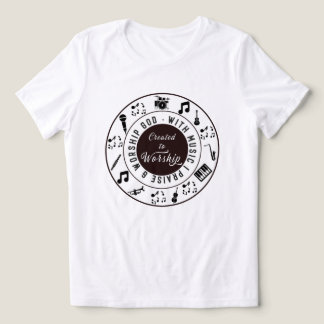Skapad för att tillbe t shirt