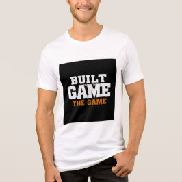 Skapad för spelets feta typografi t shirt