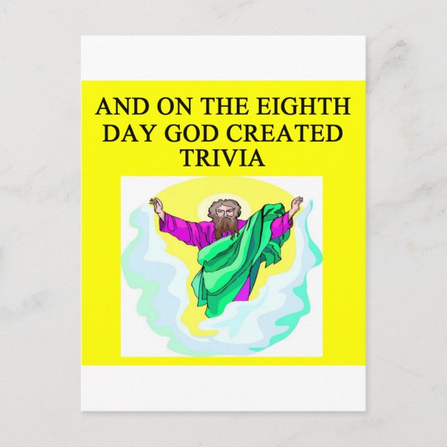skapad trivia vykort (Framsida)