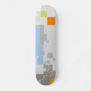 Skapande av abstrakt Mönster Mini Skateboard Bräda 18,5 Cm