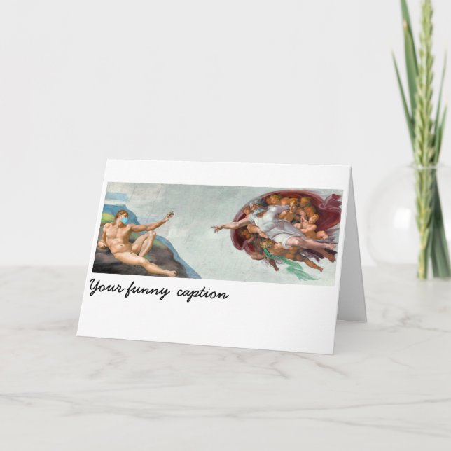 Skapande av Adam 6 Feet Away Kort (Framsida)