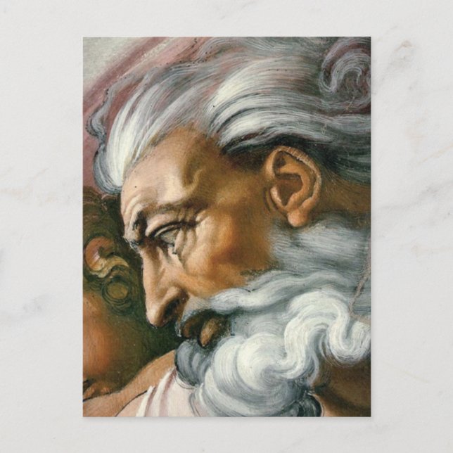 Skapande av Adam (detaljer) Vykort (Framsida)