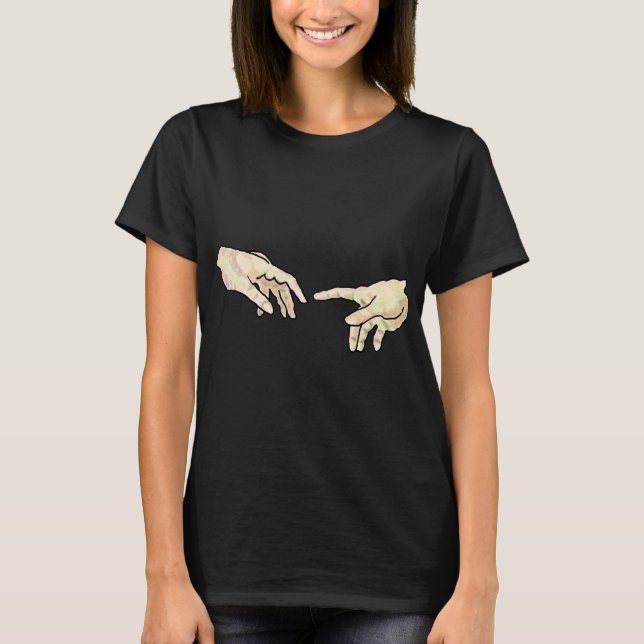 Skapande av Adam Händer T Shirt (Framsida)