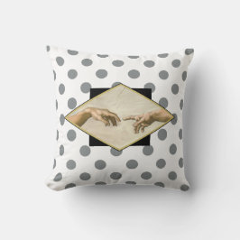 Skapande av Adam Polka dots Kudde