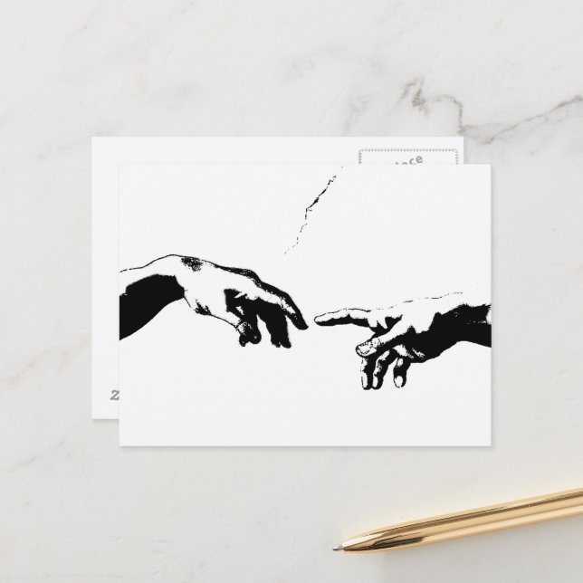 Skapande av Adam Vykort (Fram/Back In Situ)