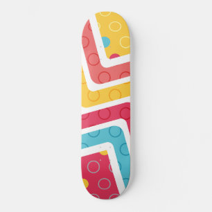 Skapande av geometrisk figur mini skateboard bräda 18,5 cm