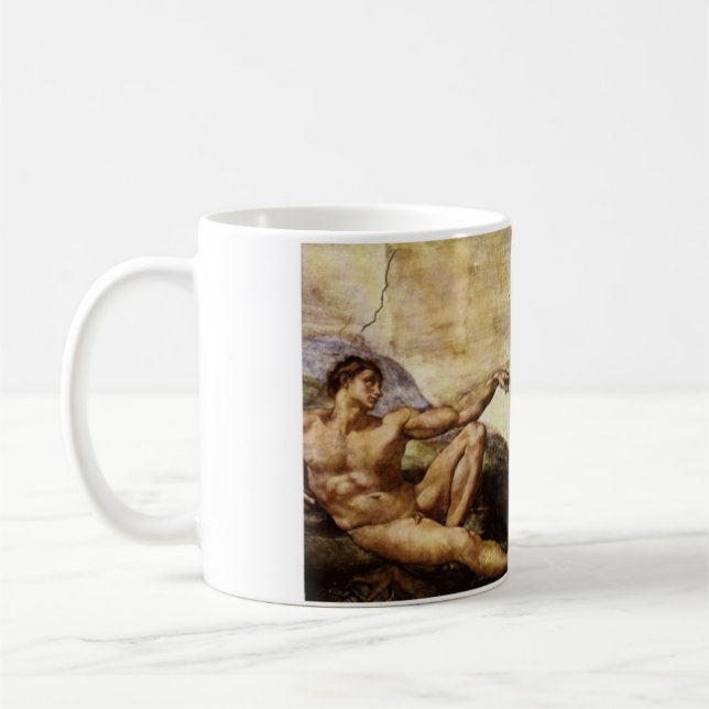 Skapande av människa kaffemugg (Vänster)