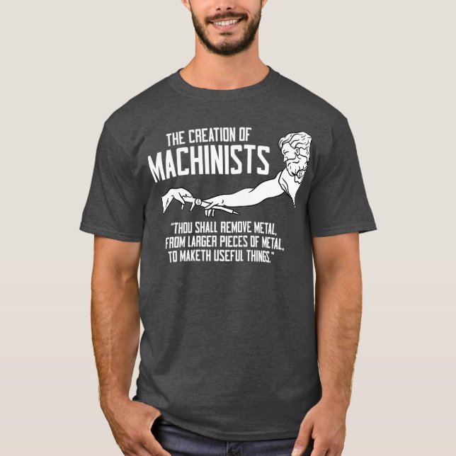 Skapande av maskinisthandelns CNC T Shirt (Framsida)