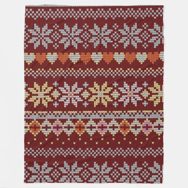 Skapande av nya Mönster Fleecefilt (Framsidan)