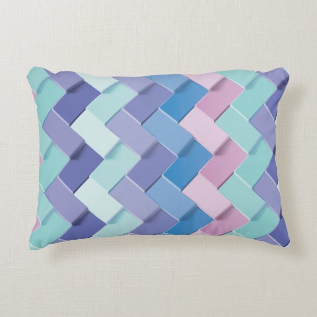 Skapande av nytt Mönster 3 Prydnadskudde (Framsidan)