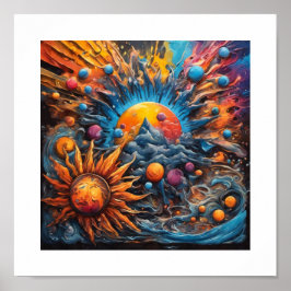 Skapande av solsystem poster