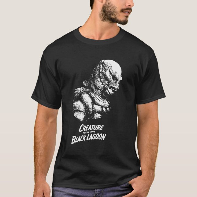 Skapande av svartkrämssnäckan t shirt (Framsida)