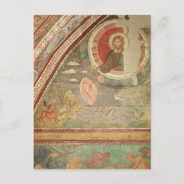 Skapande av världen vykort (Framsida)